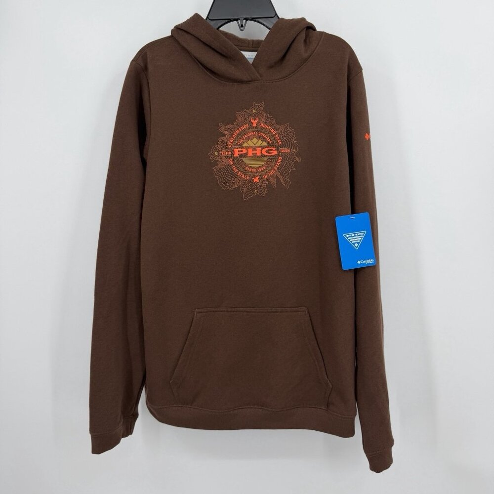 Columbia Boy's PHG Top Hunt Fleece Pullover Hoodie Sweatshirt size XL/18-20